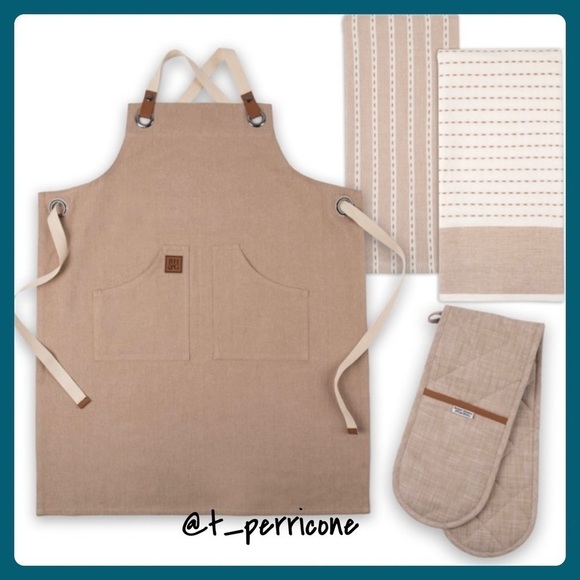 New - Better Homes & Gardens Kitchen Set, 4 Piece, Beige - Picture 1 of 12